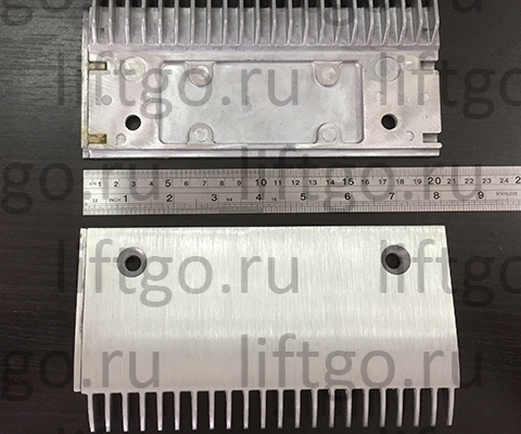 Гребенка эскалатора (алюминий) 22 зуба Schindler, Fujitec, BLT, SJEC, CANNY (правая)