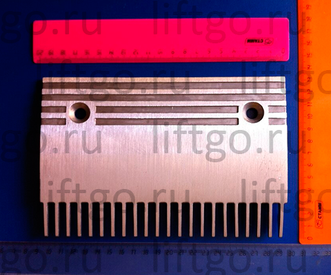 Гребенка алюминиевая KONE TravelMaster 130x197mm центральная 22 зуба тип C (GD-ALSI12 AL)