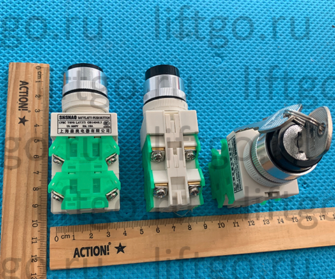 Переключатель эскалатора (ключевина) OTIS, SAY7 (LAY7), с 2-мя ключами, не самовозвратная