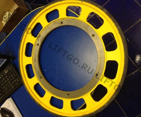 Приводное колесо поручня эскалатора Canny Schindler BLT XIZI Otis SSL D587мм (крепление М12)