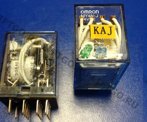 Реле Omron MY4N-J 24V DC
