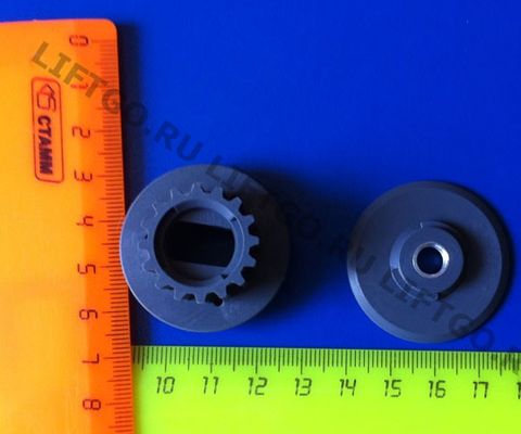 Шестерня двигателя привода дверей Fermator / Шкив зубчатого ремня PPM-VF00.C0000 с магнитом Fermator