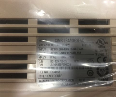 Частотный преобразователь YASKAWA L1000A CIMR-LB4A0039FAC 18,5 кВт REV:A